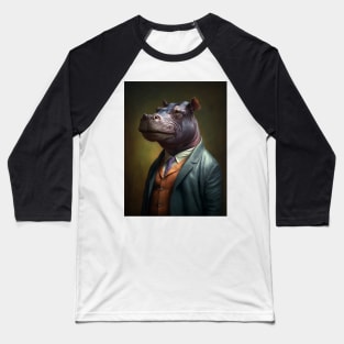 Royal Portrait of a Hippopotamus Baseball T-Shirt